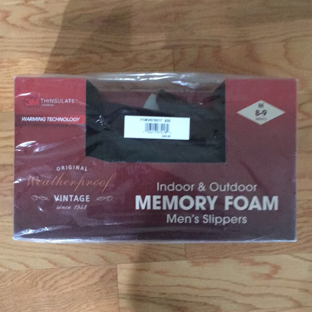 Men 3M indoor & outdoor memory foam slippers